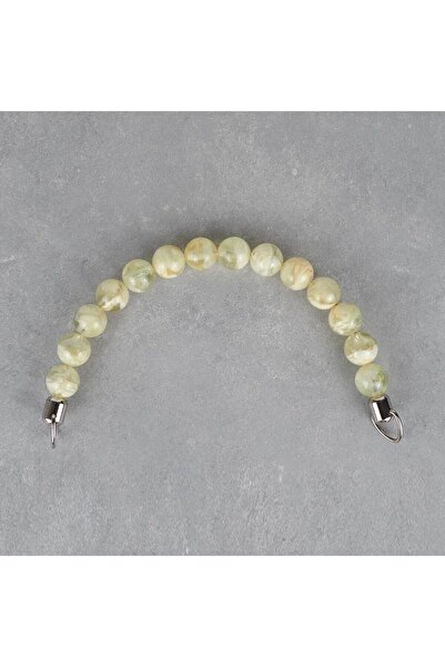 Ritzz Mâner pentru geantă din mărgele acrilice metalice cu vârf cu șurub (buc...