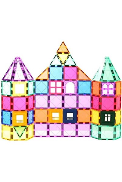 Generic Building Blocks Magnetic Tiles, 60 Pieces, Educational Construction Set