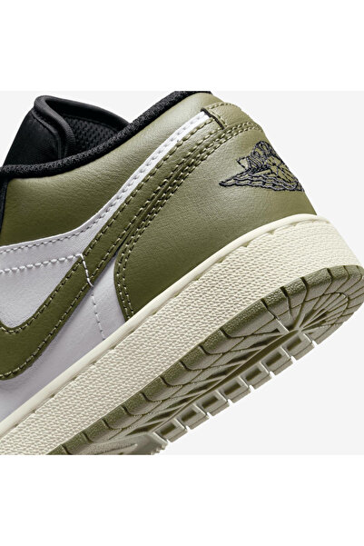 JORDAN Air 1 Low "Black Toe Medium Olive" 38EU