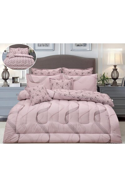 SNOOZYL مفرش سرير نفرين بتصميم حصري وجذاب الحاف بحشوة المايكروفايبر مقاس 240*260 سم