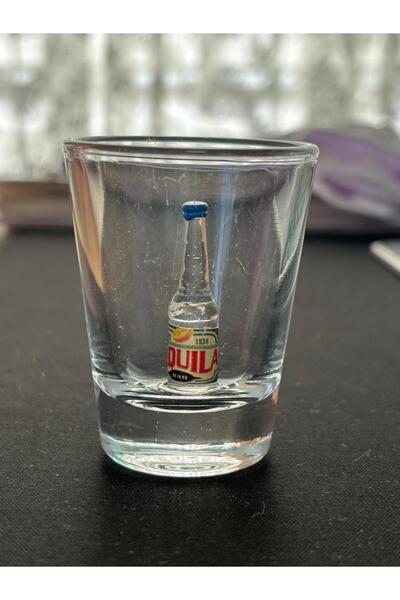 Sage Minyatür Desenli Tekila Shot Bardak & Lı Set Takım