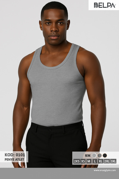 belpa Ersa Underwear Men's Combed Cotton Undershirt 6-Pack