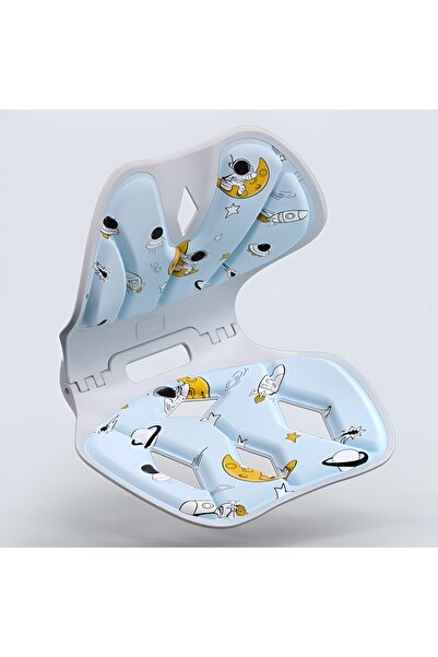 Flippy Seat Support Posture Corrector, Portable Foldable Ergonomic, Size L, Blue (Rocket)