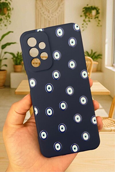 Vip Case Samsung Galaxy A53 Uyumlu Nazar Boncuk Desenli Silikon Darbe Emici K...