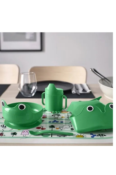 IKEA Premium Product Quality Manufacturing Durable Convenient 4-Piece Cute Children's Meal Nutrition Set Mata