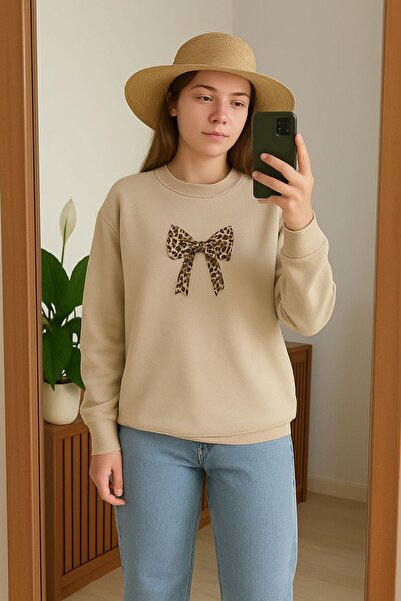 DM DOLCE MORE سترة رياضية للجنسين مطبوعة بشريط قطني ممشط بثلاثة خيوط