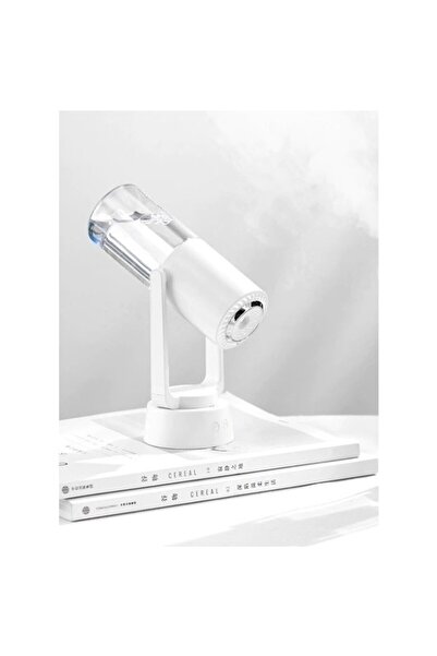 Flippy Φορητός υγραντήρας αέρα με υπερήχους, δεξαμενή 200ml, με αρνητικά ιόντα, 7χρωμη λυχνία LED, 360 μοιρών, λευκό