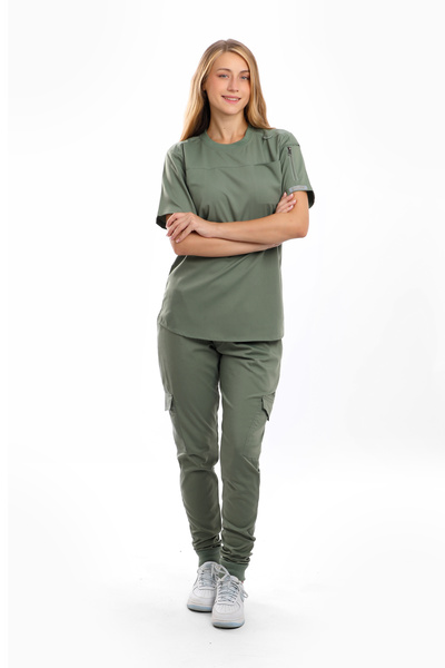 ivory uniform Sporty Scrub Unisex