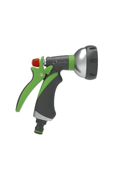 GEOLIA Pistol de stropit Geolia, cu 8 jeturi, metalic