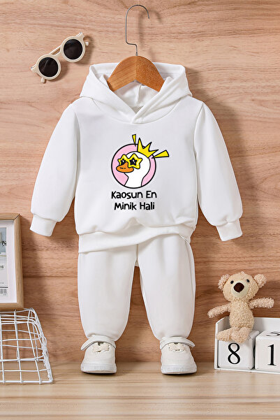 ADABEBEK طقم أطفال مطبوع من كاوسون إن مينيك هالي 24251