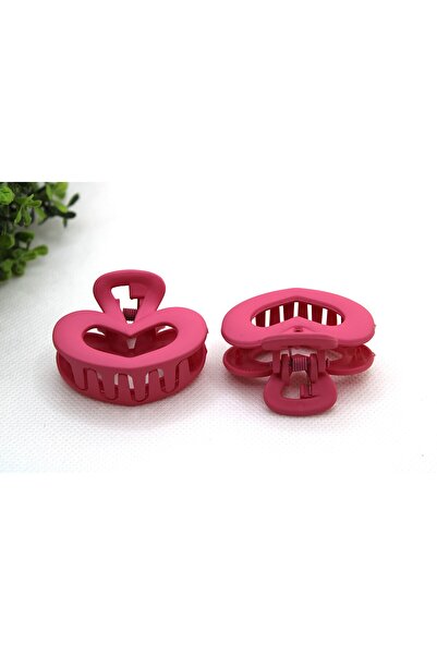 Tezcan Aksesuar Cataramă cu model de inimă colorată de 4 cm (pachet de 2)