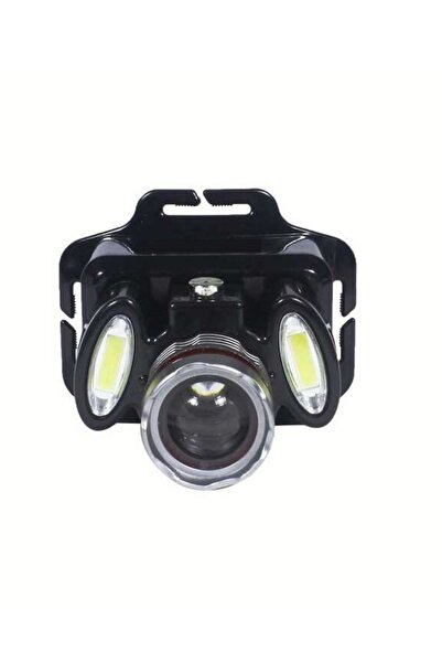 usin Pilli 3W lED +2 COB LED Yüksek Işıklı Gece Yürüyüş Avcı Balıkçı Kamp Kafa Feneri Kafa Lambası
