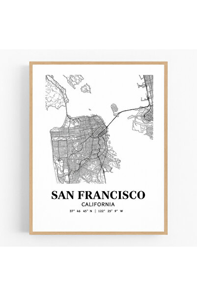 KAYABEY HOME San Francisco Modern Map Design Painting