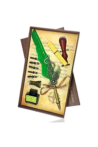 CASABA طقم أقلام ديفيد بريشة مع حامل و5 رؤوس مختومة