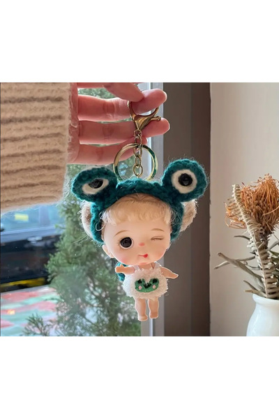 Innovate Store سلسلة مفاتيح على شكل ضفدع لطيف من عائلة فوكومارو، سلسلة مفاتيح...