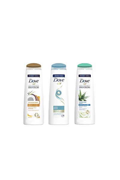 Dove Saç Bakım Şampuanı Hindistan Cevizli, Narin Bakım ve Aloe Vera