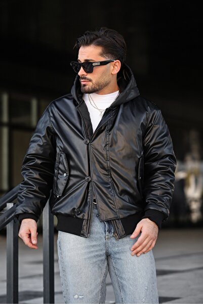 RHONES ΑΝΔΡΙΚΟ ΔΕΡΜΑΤΙΝΟ ΠΑΛΤΟ ΔΙΠΛΗΣ ΠΛΕΥΡΑΣ