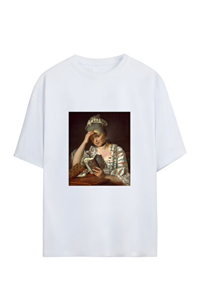 GraffTee تيشيرت قطني كبير الحجم للجنسين