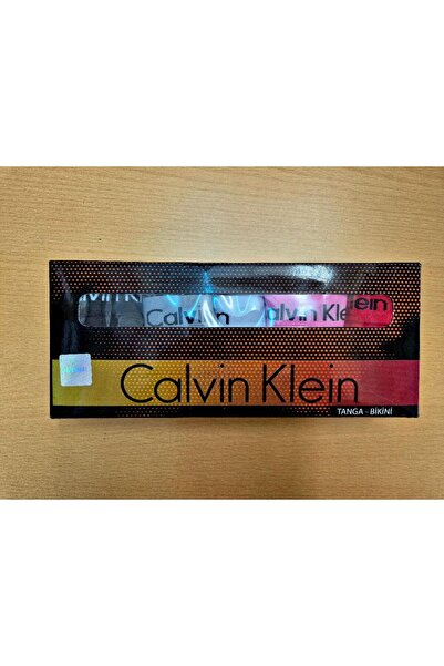 Calvin Klein Underwear Set of thong underwear - 5 pairs, white, black, grey, red, purple, size XL