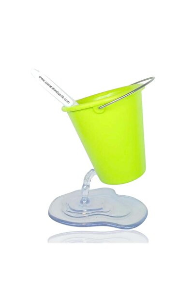 CASABA حامل أقلام على شكل دلو متدفق باللون الأخضر