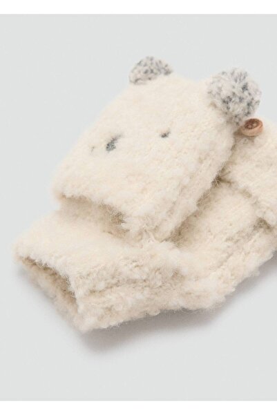 MANGO Baby Bear Tricot Gloves