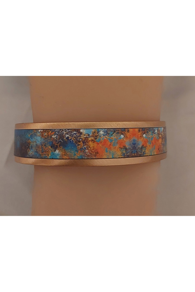Laja&Co Handmade Copper Bracelet |   Ethnic Patterned Uv Printing |   Unisex ...