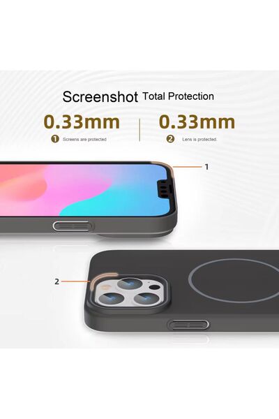 OEM Husa Apple Iphone 16 PRO MAX cu MagSafe - Silicon, interior catifelat, design Minimalist