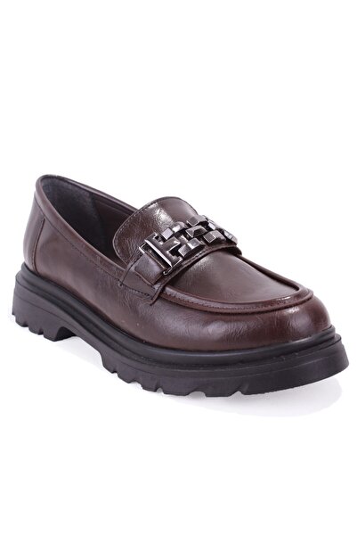 DAGOSTER Dza07-90801 Brown Casual Loafer Women's Shoes