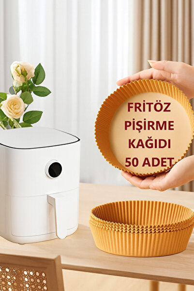 Yenilig ورق طهي للقلاية الهوائية 50 قطعة - للاستخدام مرة واحدة، خالٍ من الزيت...