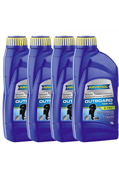 RAVENOL Pachet 4 litri ulei 4T Outboardoel 10W40