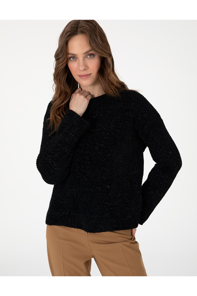 Pierre Cardin Black Oversize Sweater 50290610-Vr046