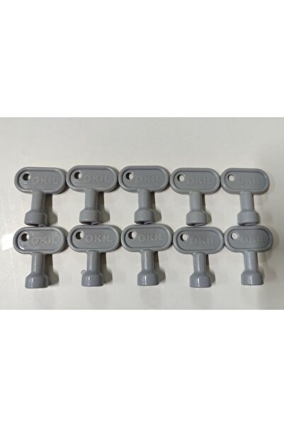 okil Üçgen Kapı Sabitleme Kilidi Yedek Anahtar 10 Adet