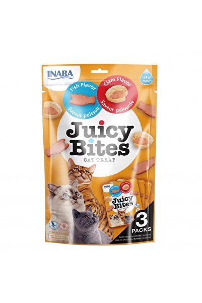 Inaba هدية للقطط بنكهة السمك والمحار 33 جرام