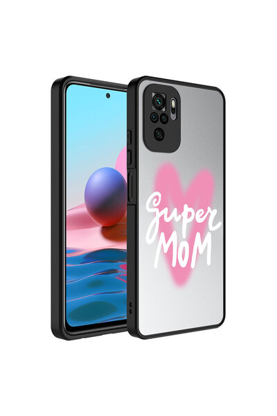 ECRUZ حافظة Redmi Note 10S ذات نمط مرآة وحماية للكاميرا، غطاء مرآة ECRZ لامع ...