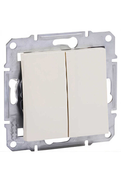 Schneider Electric EPH0301423 Schneider Asfora Çift Anahtar – Krem
