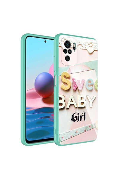 ECRUZ حافظة Redmi Note 10S مصنوعة من السيليكون الصلب المزخرف وغطاء إيبوكسي EC...