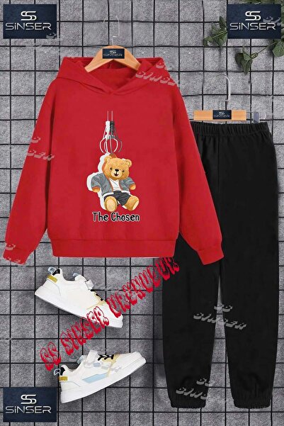 SS SİNSER Παιδικό Unisex Σετ Φόρμας με Κουκούλα "BEAR TOY CONSOLE" με Ειδική ...