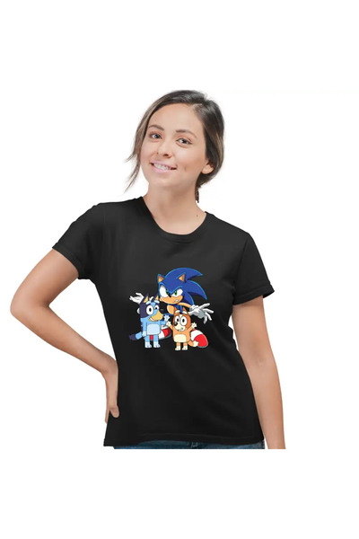 OEM Tricou Femei Sonic Blue Bingo Bluey