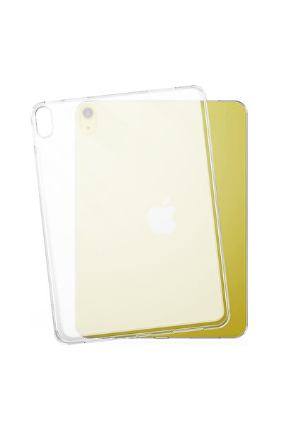 ECRUZ iPad 10.9 2022 (الجيل العاشر) - غطاء سيليكون فائق الجودة متوافق مع الكمبيوتر اللوحي VLMR - عديم اللون