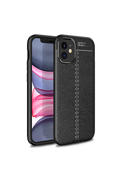 ECRUZ حافظة سيليكون متوافقة مع هاتف iPhone 12 Mini من ECRZ Niss - أسود