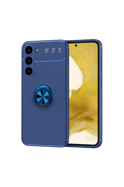 ECRUZ حافظة سيليكون متوافقة مع هاتف Galaxy S23 Plus من ECRZ - أزرق