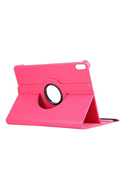 ECRUZ حافظة هواوي أونور باد 8 ECRZ مع حامل قابل للدوران - وردي غامق