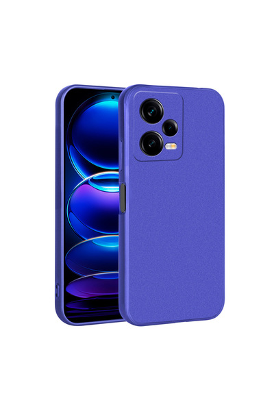 ECRUZ غطاء حماية سيليكون ECRZ Premier لهاتف Redmi Note 12 Pro 5G - أزرق ساكس