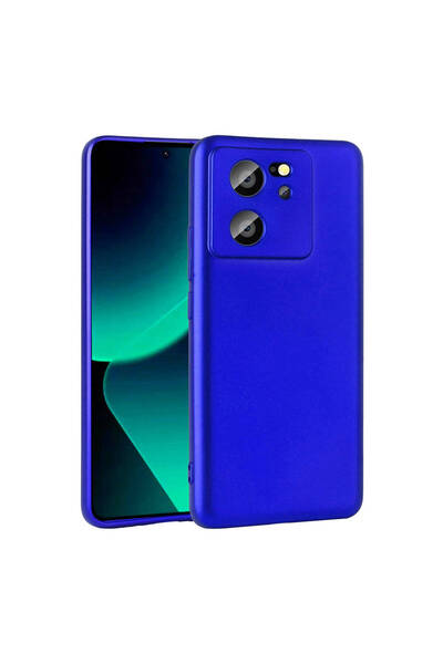 ECRUZ غطاء حماية سيليكون ECRZ Premier لهاتف Mi 13T Pro - أزرق ساكس