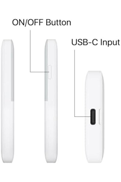 Huawei 2024 E5586 4G LTE Cat4 195Mbps WiFi N300Mbps Router with SIM Portable Rechargeable Battery
