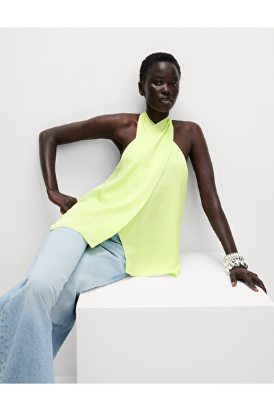 Marks & Spencer Edit Halter Yaka Bluz