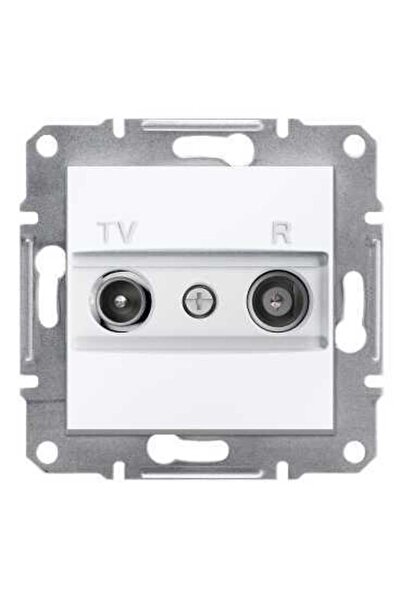 Schneider Electric EPH3300721 ​​Schneider Asfora – Sonlu TVR Prizi, 1dB – Beyaz