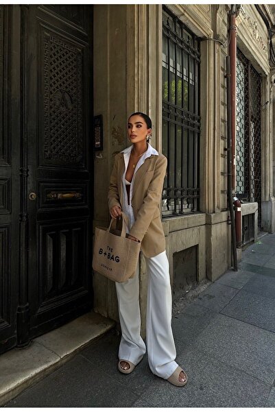 Flirtix Women's Linen Blazer Jacket