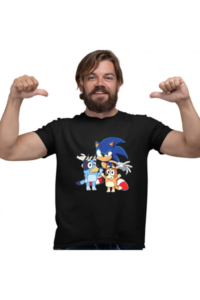 OEM Tricou Barbati Sonic Blue Bingo Bluey