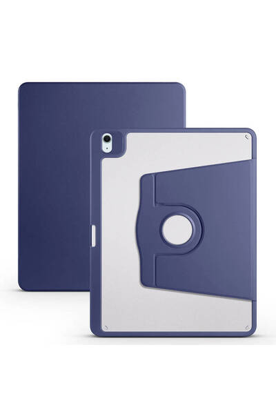 ECRUZ حافظة آيباد إير 13 2025 M3 ECRZ مع حامل قابل للدوران وحجرة للقلم الحرار...